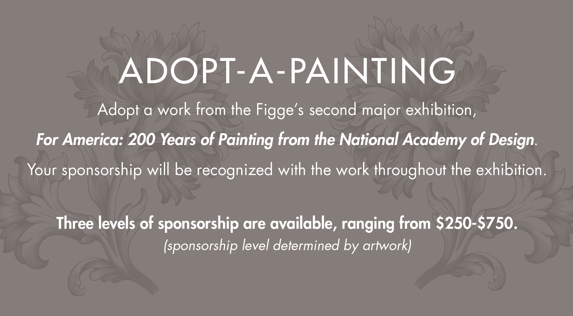 Adopt a painting graphic for store page